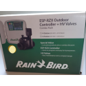 Pachet programator irigatii Rain Bird ESP-RZXe 4 zone exterior + 4 electrovane Rain Bird HV 24V